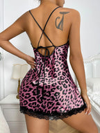 Silk Satin Women Nightgown Sleeveless