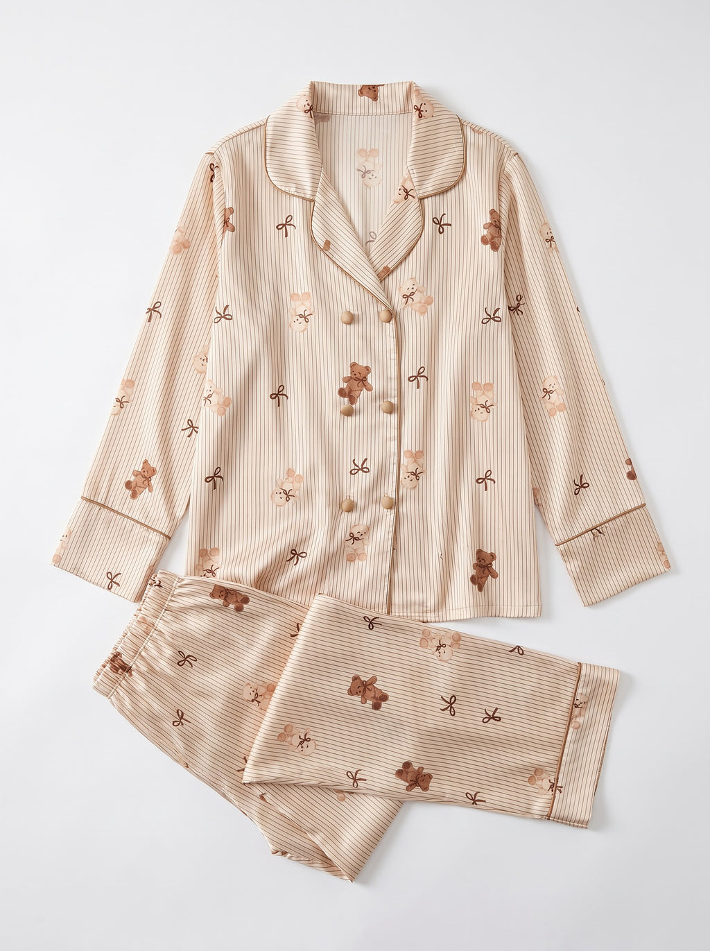 Silk Press Pajamas Set