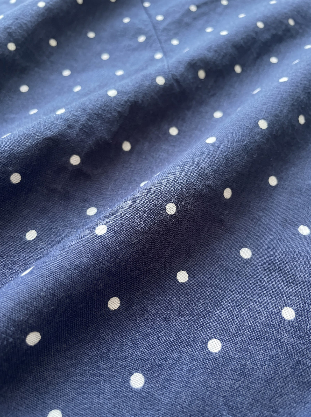 Navy Polka Dot Pajama Set