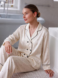 Silk White Premium Pajamas Set