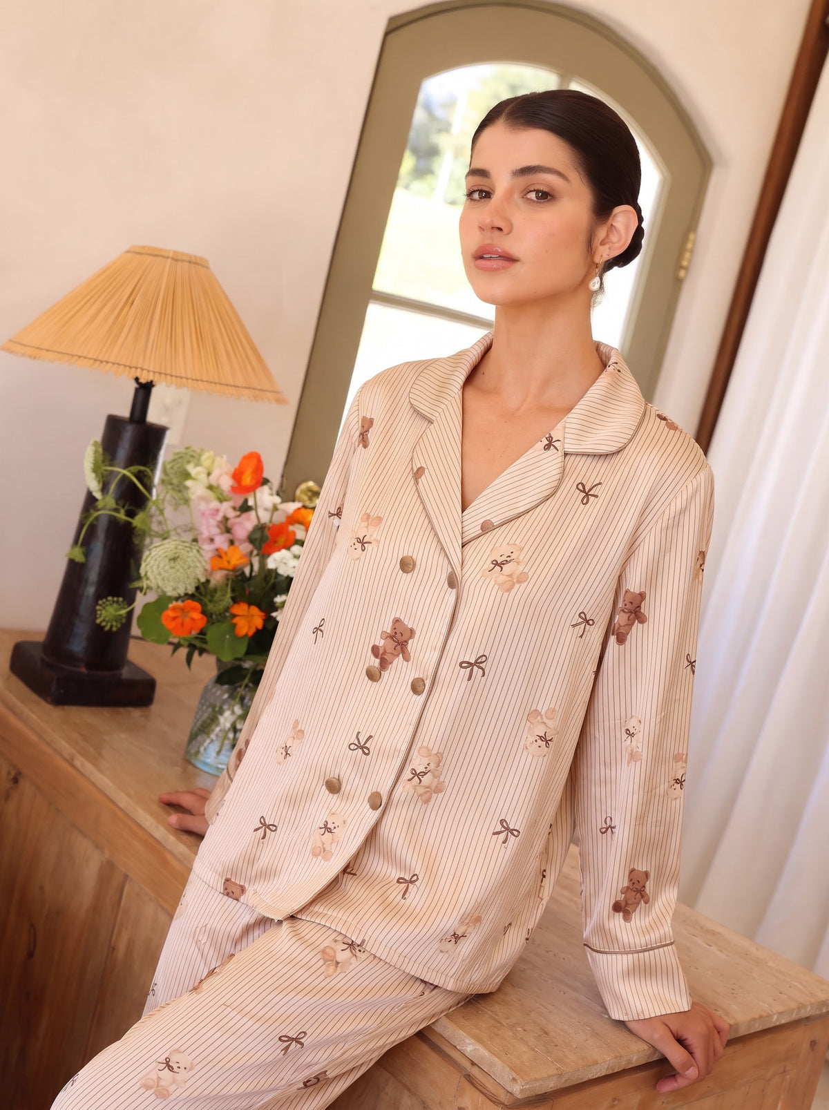 Silk Press Pajamas Set