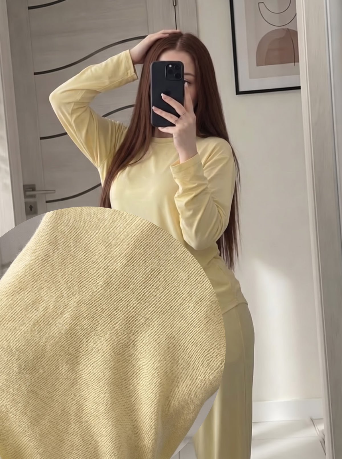 Yellow Solid Cotton Set