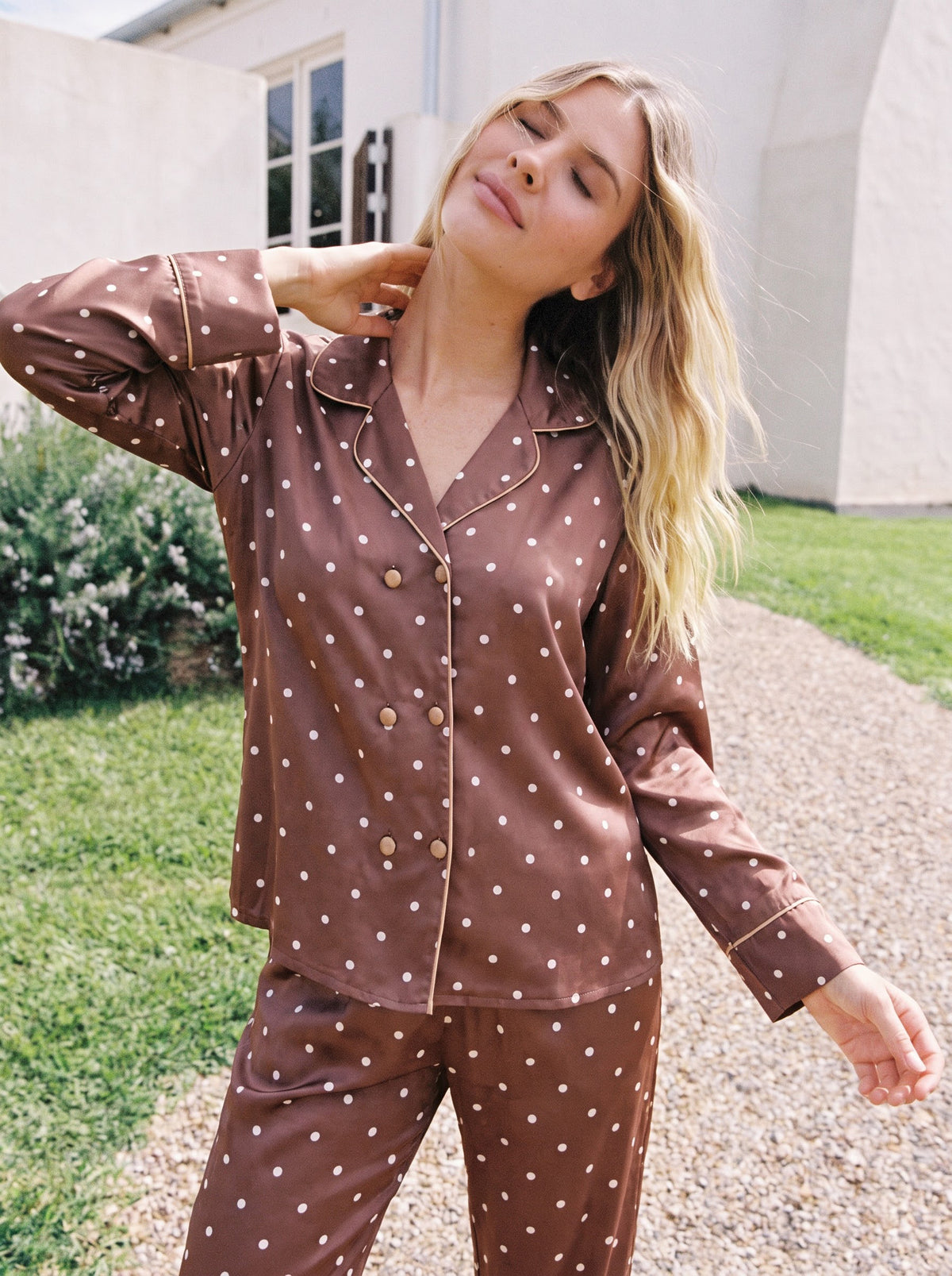 Chocolate Press Pajamas Set