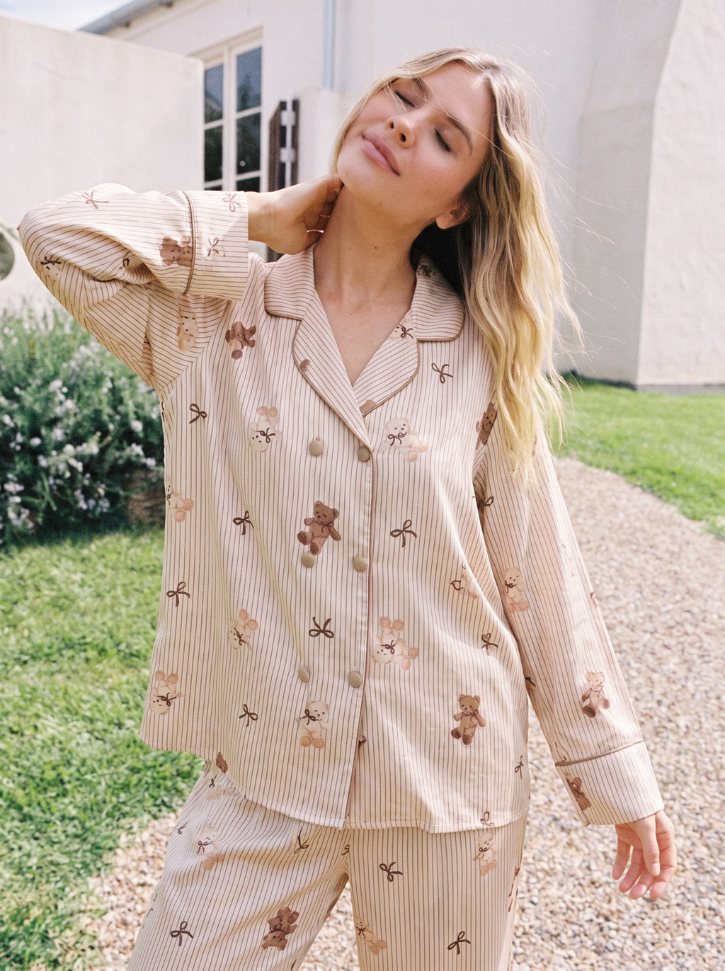 Silk Press Pajamas Set