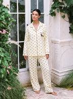 Yellow Polka Dot Dachshund Pajama Set
