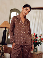 Chocolate Press Pajamas Set