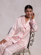 Silk Pink Premium Pajamas Set