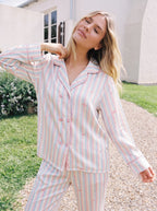 Silk Pink Pajamas Set
