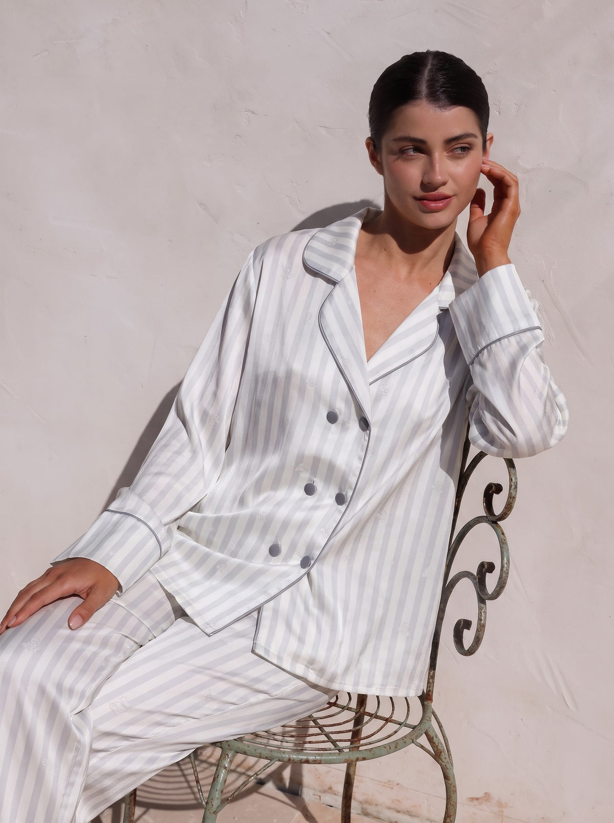 White Premium Pajamas Set