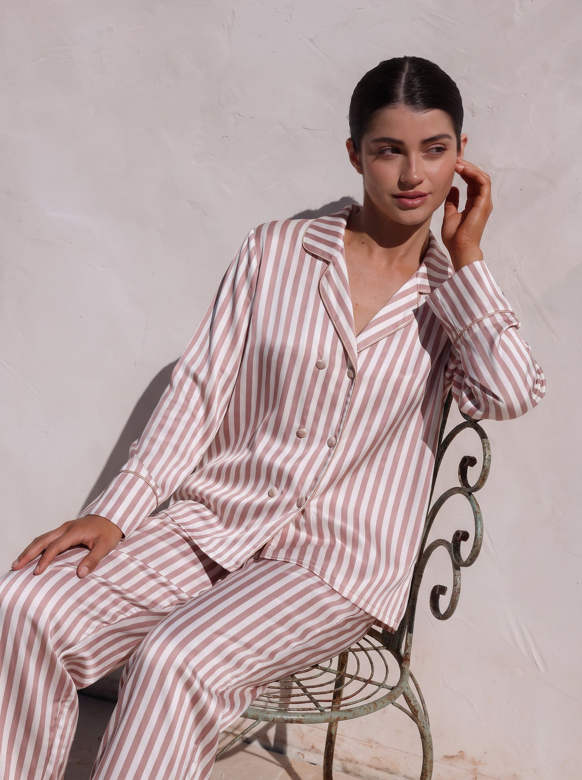 Silk luxury Pajamas Set