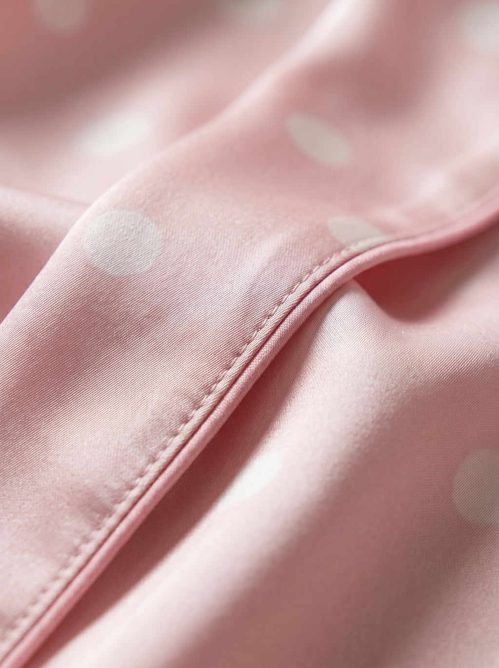 Silk Pink Pajamas Set