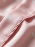 Silk Pink Pajamas Set