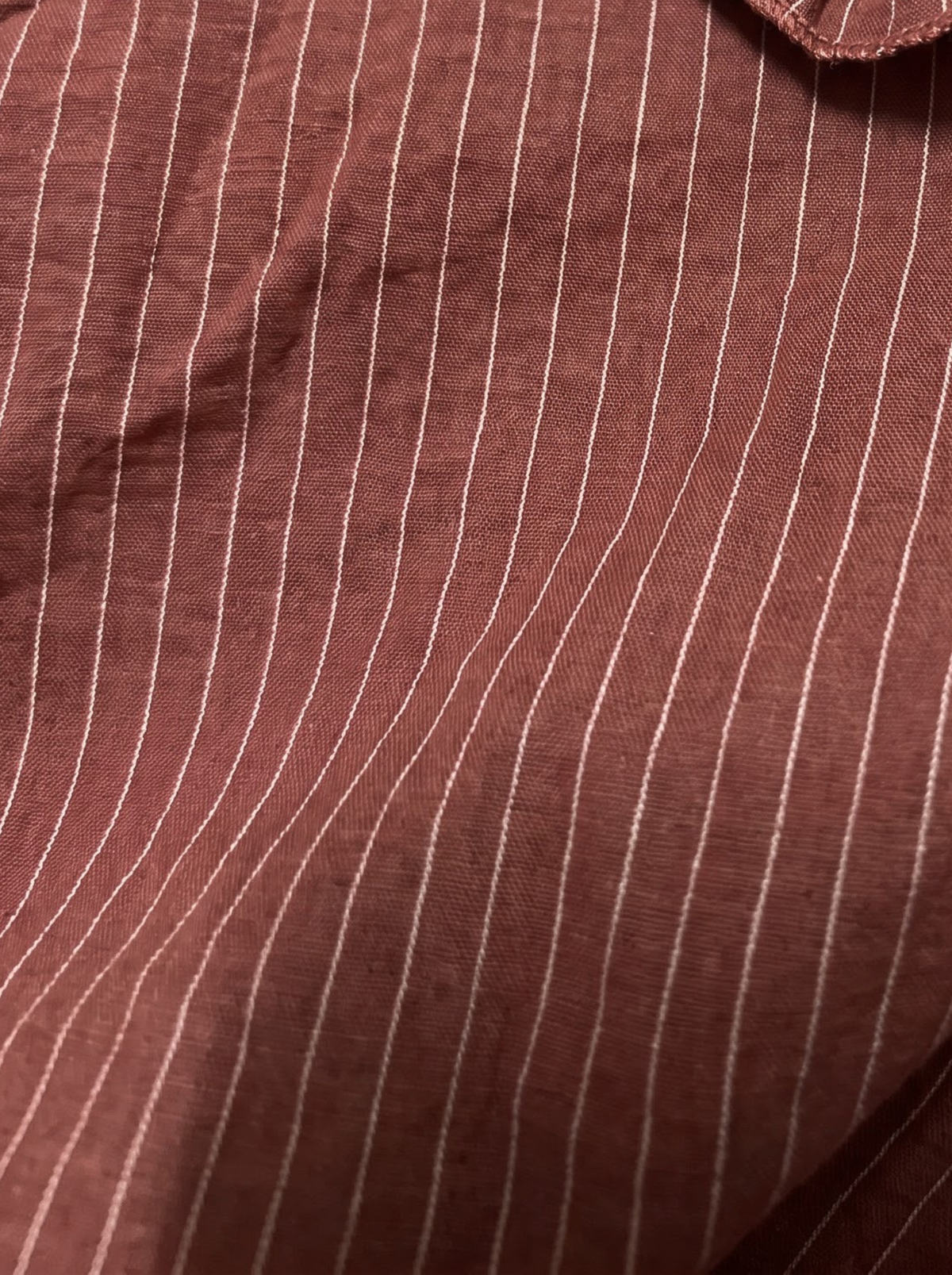Maroon Stripe Pajama Set